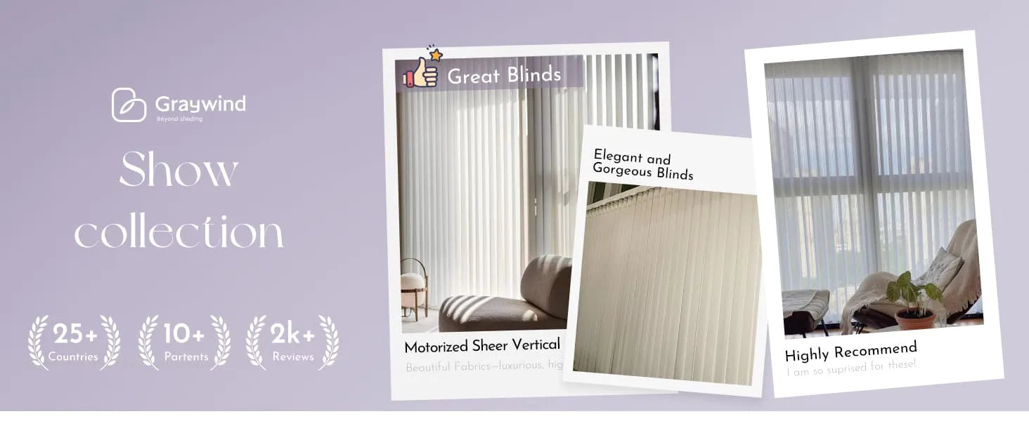 Gallery of smart sheer vertical blinds