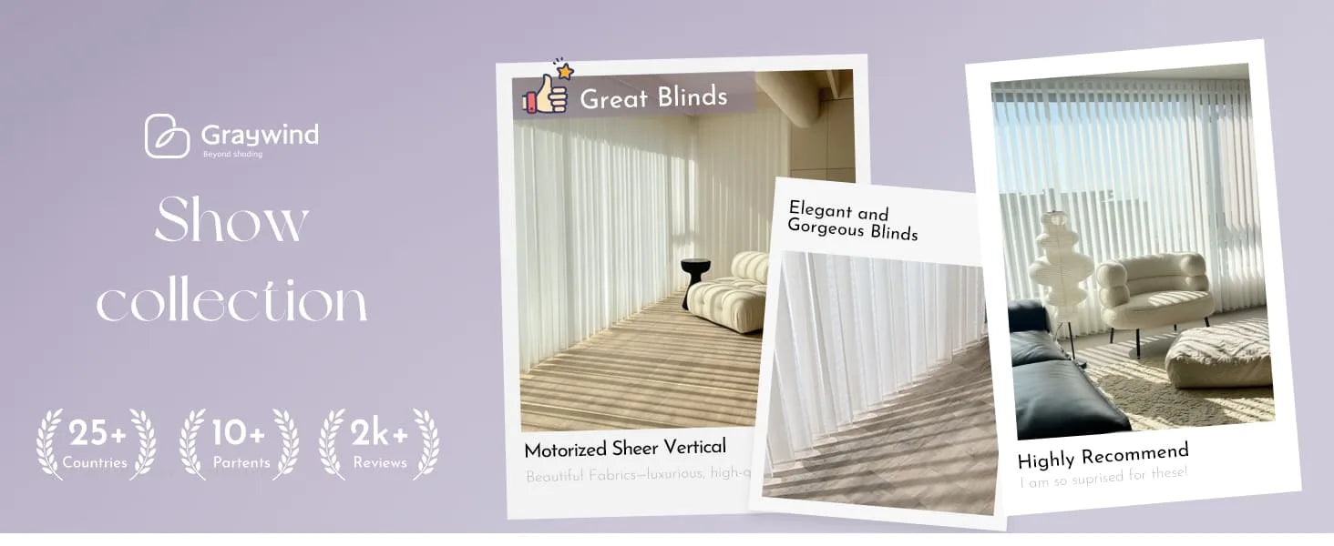 Gallery of smart sheer vertical blinds