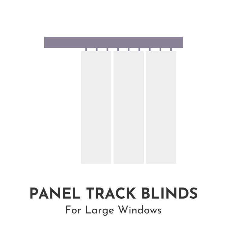 Panel track blinds icon