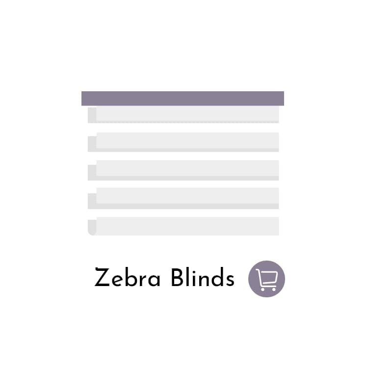 Zebra blinds icon