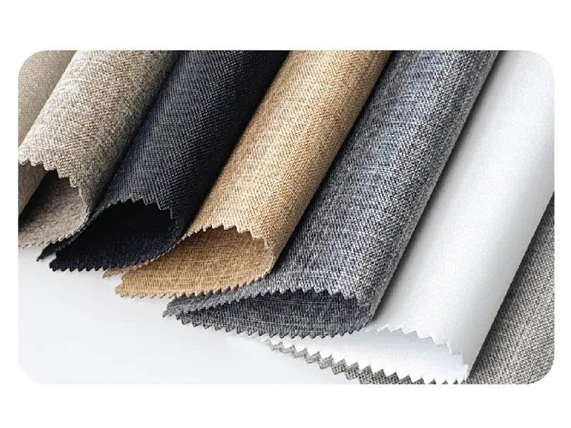 Fabric swatches for blackout roller shades fabric series.