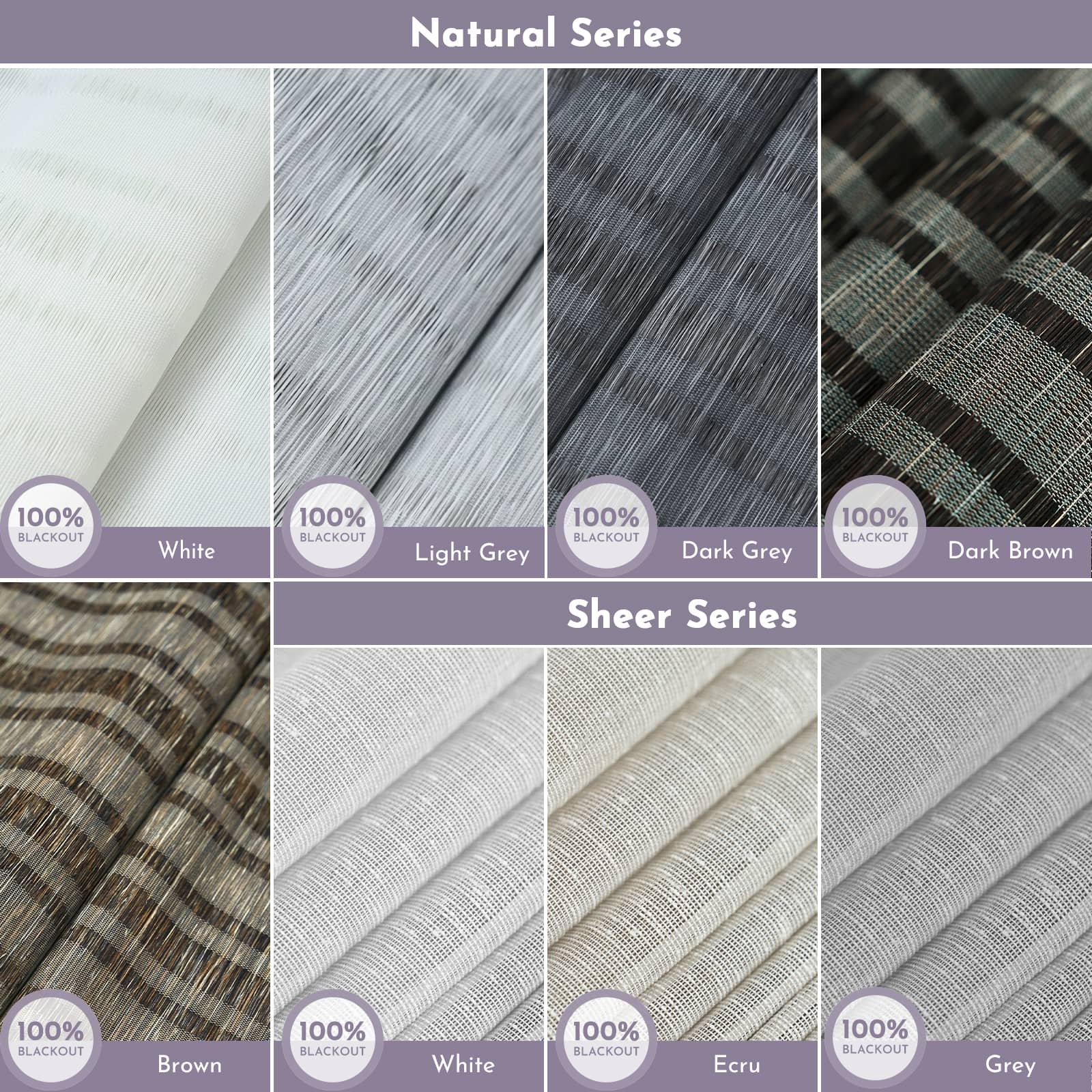 Graywind Roman Shades Fabric Samples