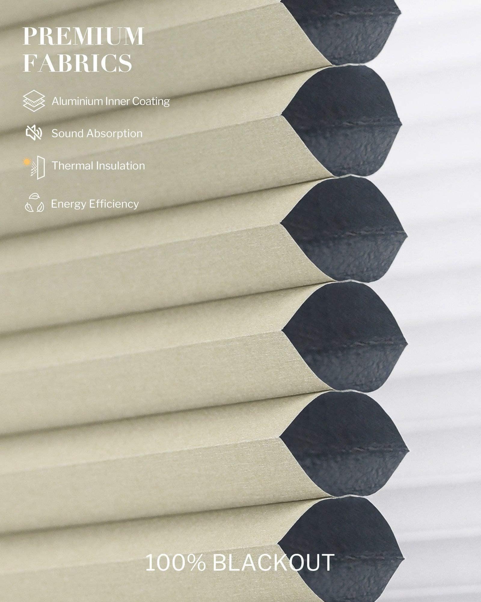 Graywind Rechargeable Motorized Angled Window Shades | Right Trapezoid Window Shades | Customizable