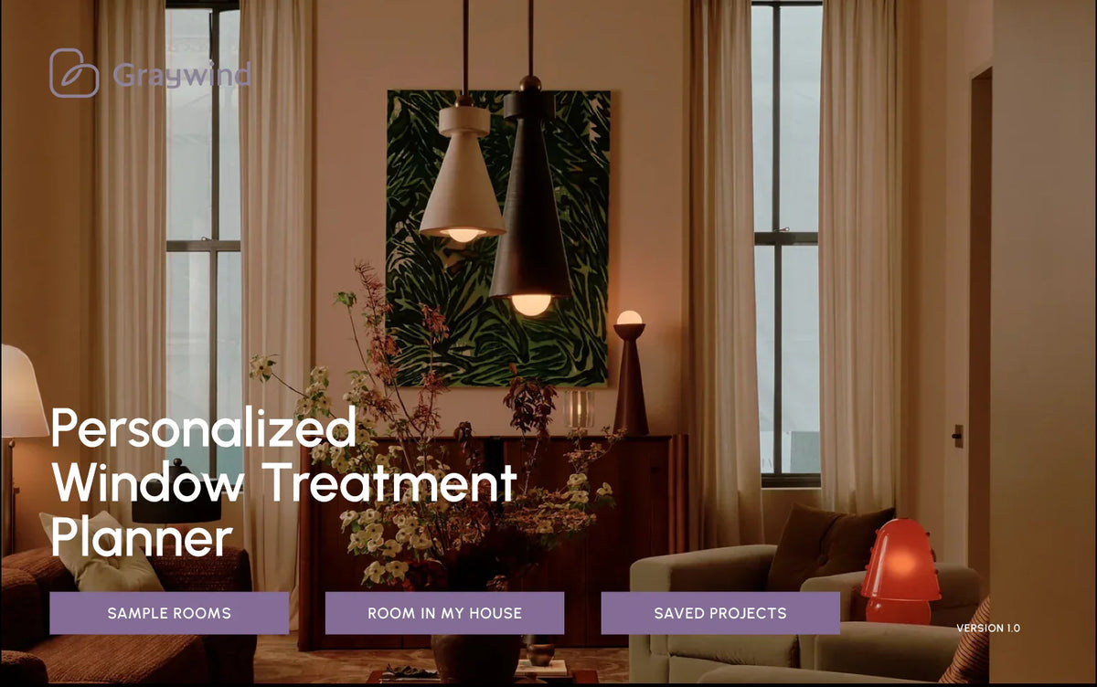Graywind Window Treatment Visualizer - Design Smart Blinds Online