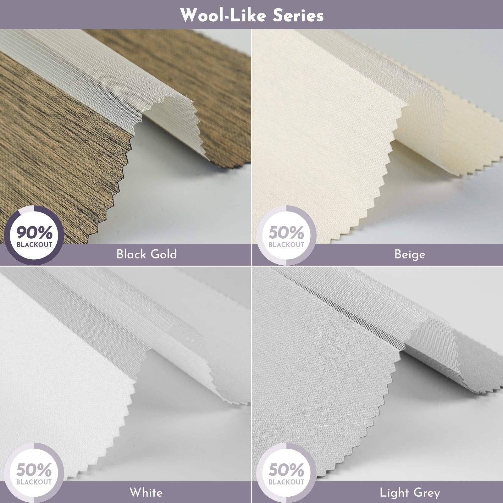 Graywind Horizontal Zebra Blinds Fabric Samples