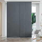 Graywind Manual Panel Track Blinds | Blackout Series | Customizable To 153" Width