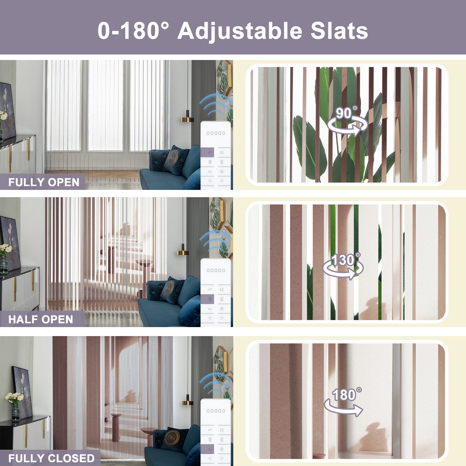 Graywind Electric Blackout Printed Vertical Blinds  |  3D Series  |  Customizable