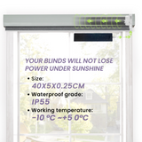 Graywind Electric Solar Roller Shades | 1%-5% Openness | Customizable
